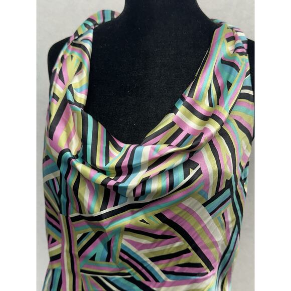 Laundry by Shelli Segal Womens Medium Multi Colored Sleeveless - Picture 3 of 7
